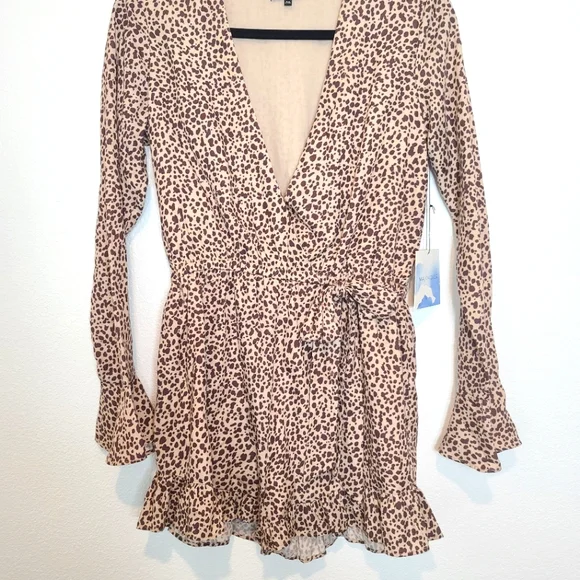 Majorelle Revolve Bridge Romper Zahara Leo Print - Picture 6 of 12